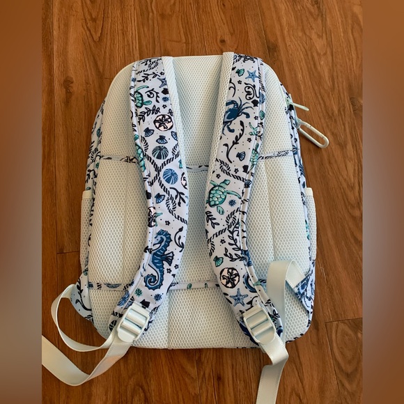 Vera Bradley Reactive Grand Backpack in Mint Sea Life New main image 10